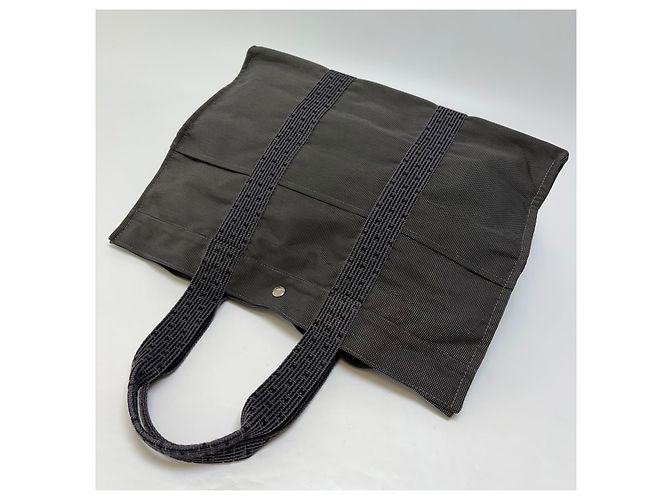 Hermès Borsa da Viaggio GM Boston Bag Unisex Grigia - vista 10