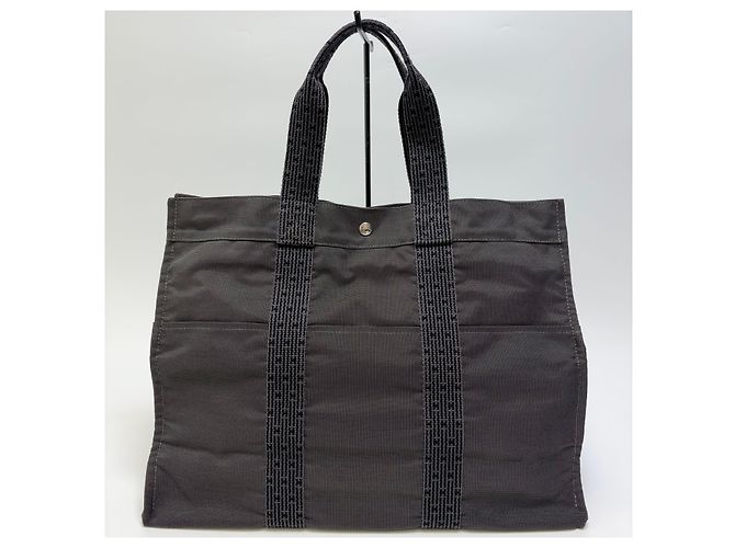 Hermès Borsa da Viaggio GM Boston Bag Unisex Grigia - vista 2