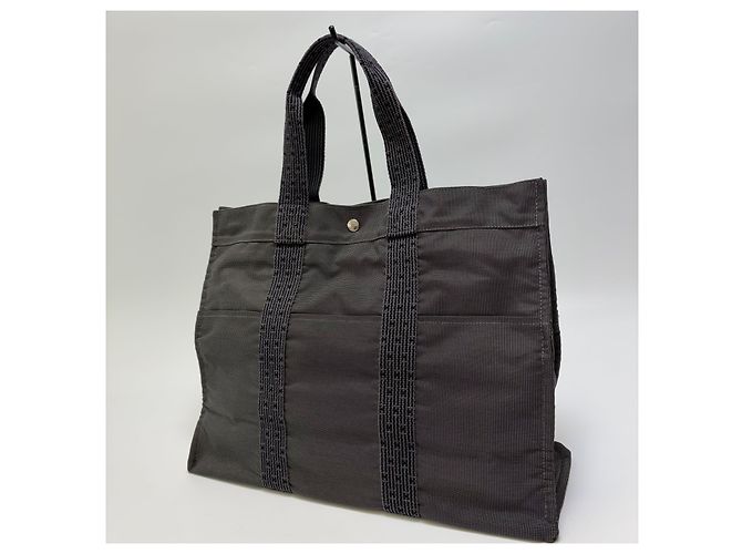 Hermès Borsa da Viaggio GM Boston Bag Unisex Grigia - vista 6