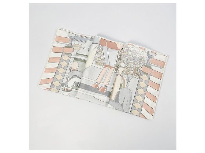 Hermès Pañuelo de seda double face con bordes enrollados - vista 12