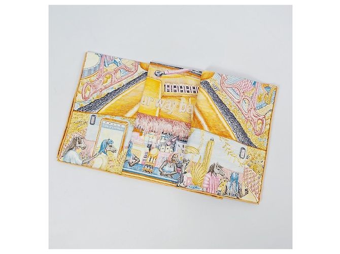 Hermès Sciarpa di seta da donna City of Light Arancione - vista 9