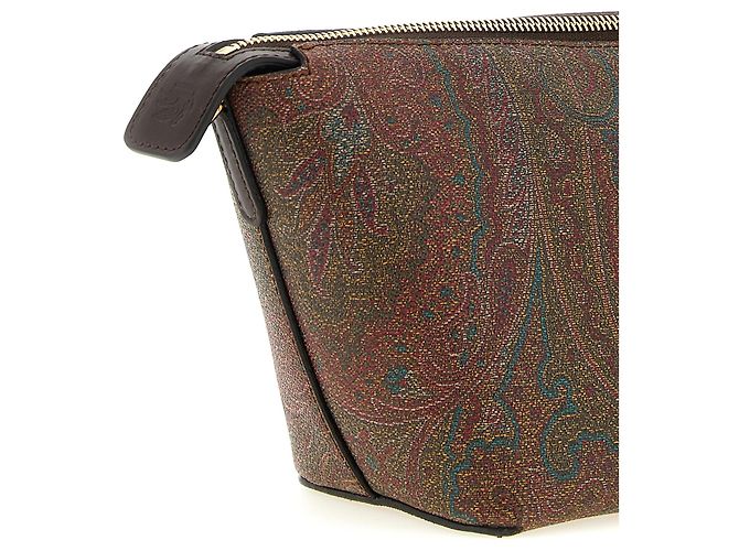 Etro Borsa a tracolla in cotone marrone - vista 3