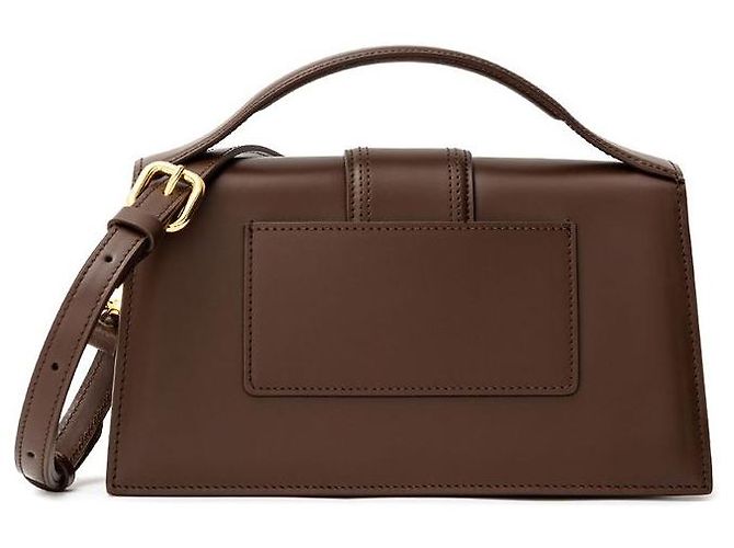 Jacquemus Borsa a mano in pelle marrone - vista 2