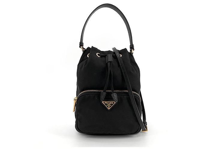 Prada Borsa a secchiello Pocono in Re-Nylon a tracolla - vista 2