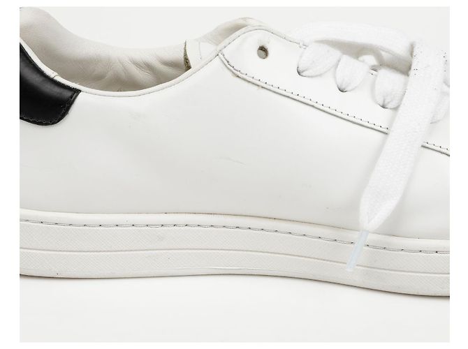 Prada Sneakers in pelle Logo White - vista 10