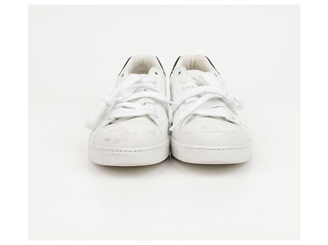 Prada Sneakers in pelle Logo White - vista 3