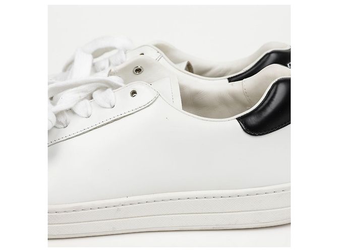 Prada Sneakers in pelle Logo White - vista 7