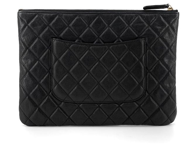 Chanel Clutch de piel de cordero New Medium - vista 3