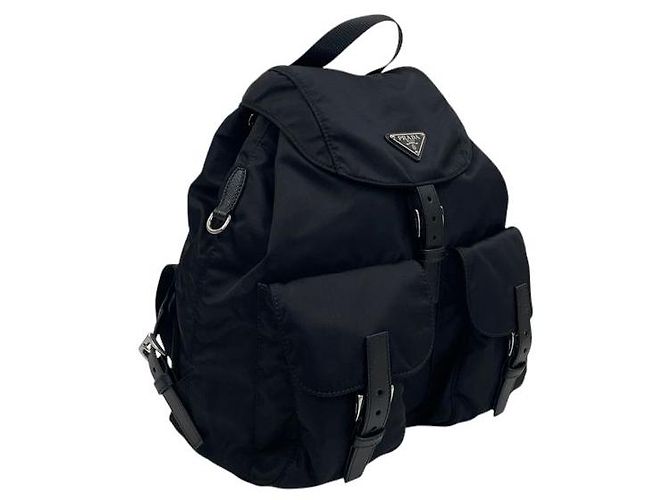 Prada Zaino Medium con due tasche in Re-Nylon - vista 2