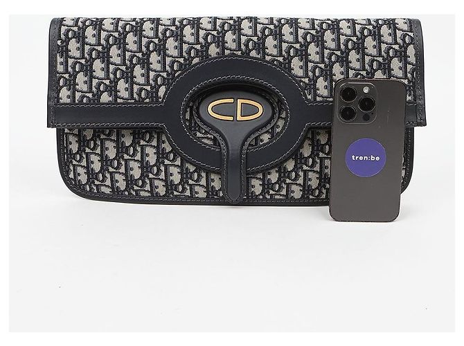 Dior Oblique Jacquard Folding Tote Bag Clutch - Ansicht 8