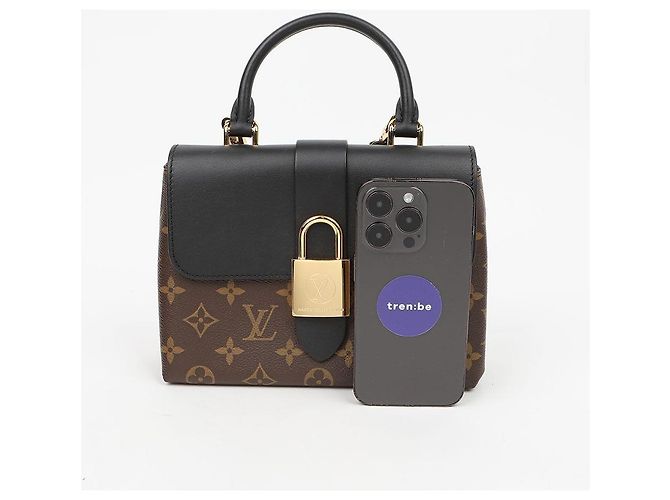 Louis Vuitton Borsa a spalla Rocky BB in tela Monogram nera da donna - vista 10