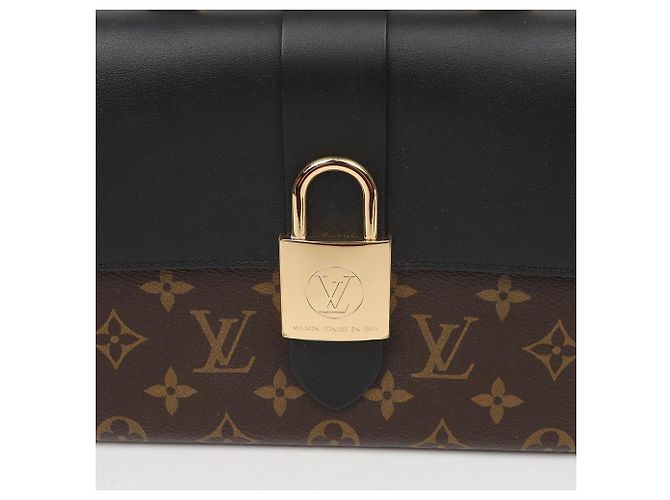 Louis Vuitton Borsa a spalla Rocky BB in tela Monogram nera da donna - vista 4