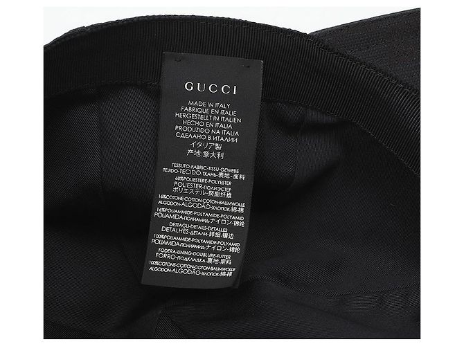 Schwarzer Hut von Gucci - Ansicht 7