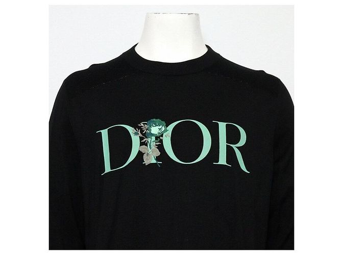 Dior Strickpullover für Herren aus Seidenmischung in Schwarz - Ansicht 2