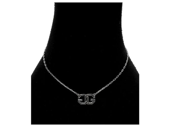 Collana Givenchy in metallo argentato - vista 5