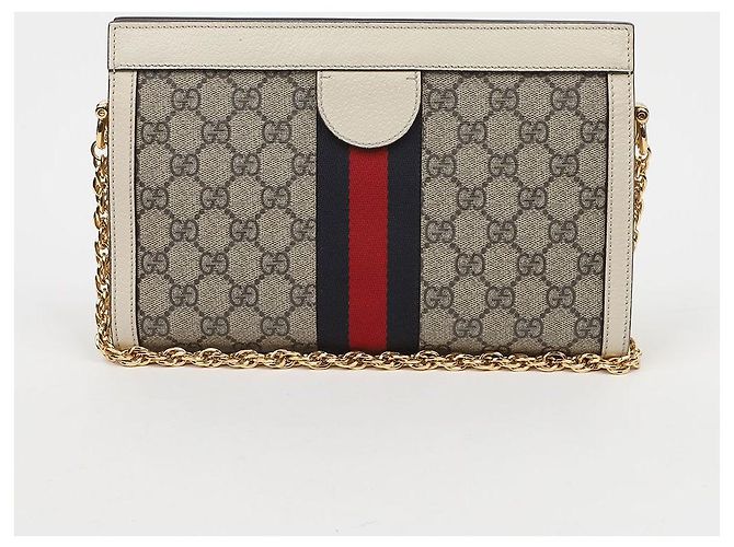 Gucci Ophidia GG Small Shoulder Bag White - view 4