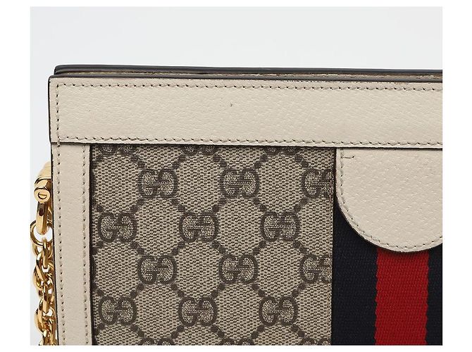 Gucci Ophidia GG Small Shoulder Bag White - view 5