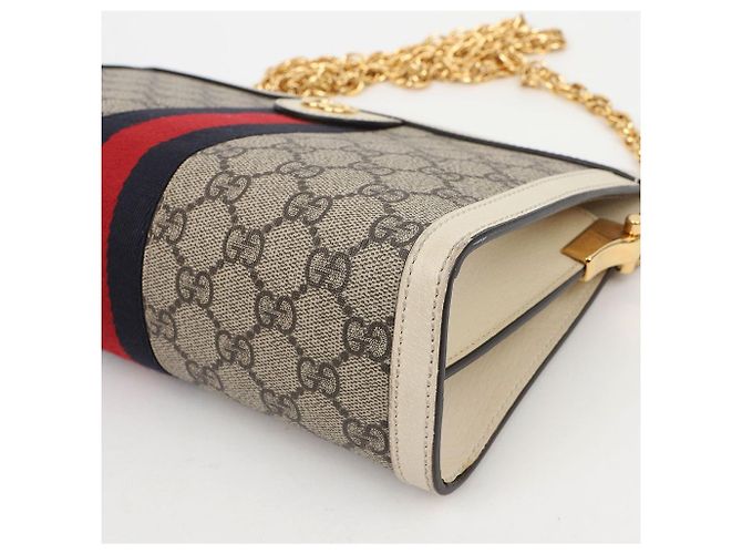 Gucci Ophidia GG Small Shoulder Bag White - view 9
