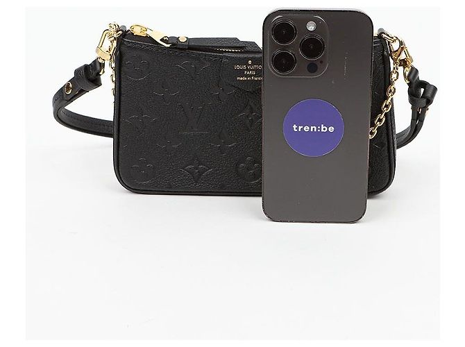 Louis Vuitton Pouch on Strap Monogram Empreinte Black Schultertasche - Ansicht 8