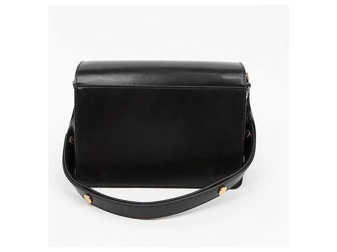 Marni Borsa a tracolla Trunk Medium in pelle di vitello Nero - vista 4