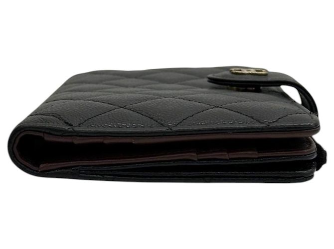 Chanel Cartera larga Classic Black Caviar con chip - vista 8
