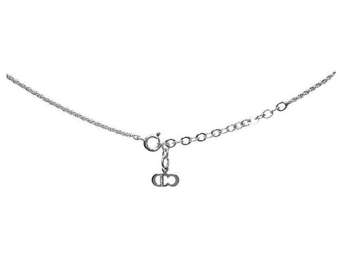 Dior Collar Ribbon CD Silver - vista 4