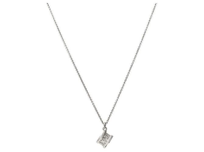 Tiffany & Co Collar Atlas Cube Silver - vista 2