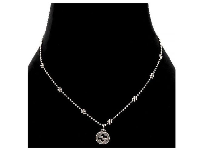 Gucci Collar de plata entrelazado audaz - vista 5