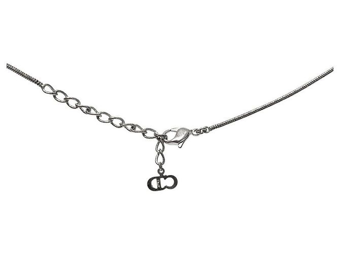 Dior Collar de Corazón de Circonita Plateado - vista 3