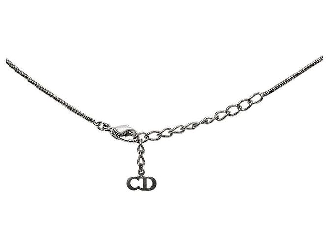 Dior Collar de Corazón de Circonita Plateado - vista 4