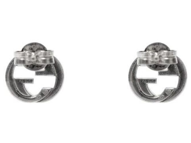 Gucci Pendientes entrelazados de plata - vista 3