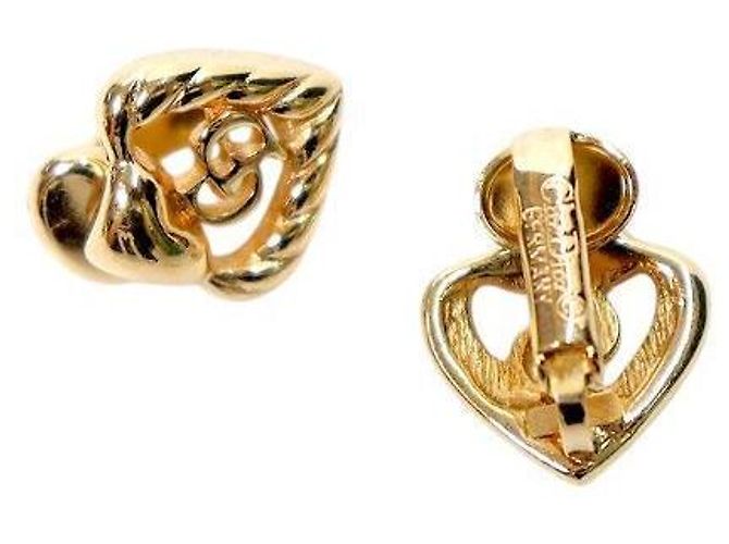 Dior Heart CD Gold Ohrringe - Ansicht 4