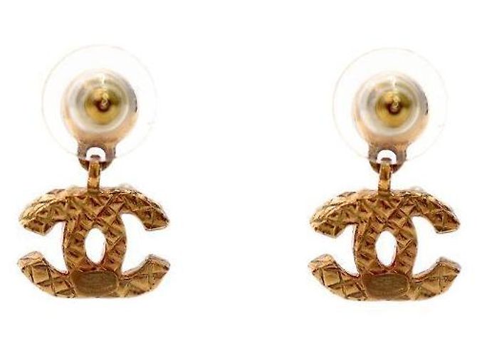 Chanel Pearl CC Drop Gold Ohrringe - Ansicht 3