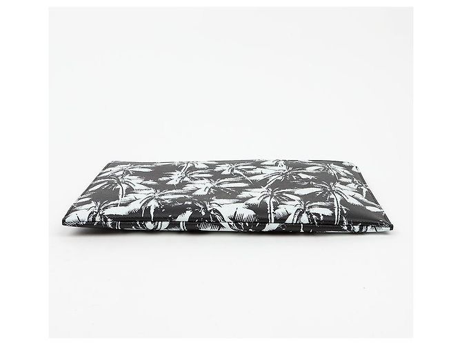 Autre Marque Clutch per Tablet SAINT LAURENT Marrone Pelle di Vitello - vista 6