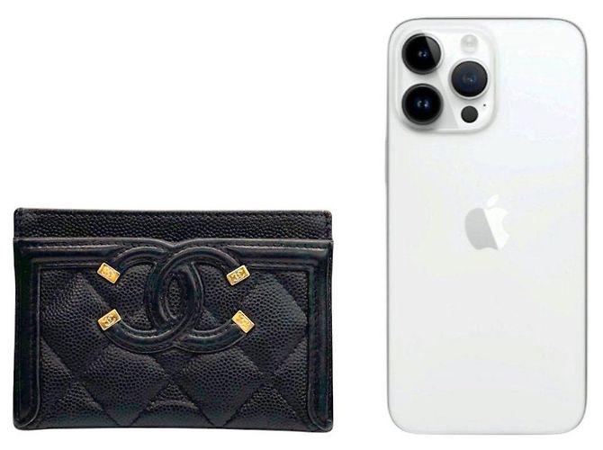 Chanel Tarjetero Caviar CC Filigree - vista 3