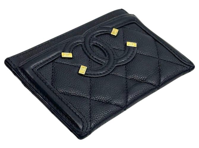 Chanel Tarjetero Caviar CC Filigree - vista 5