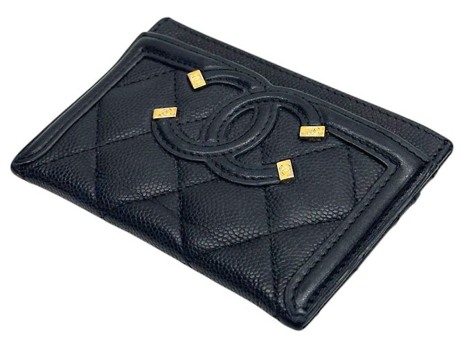 Chanel Tarjetero Caviar CC Filigree - vista 6