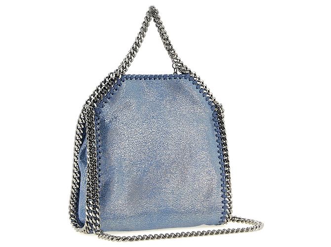 Stella Mc Cartney Blaue Handtasche aus Polyester - Ansicht 2