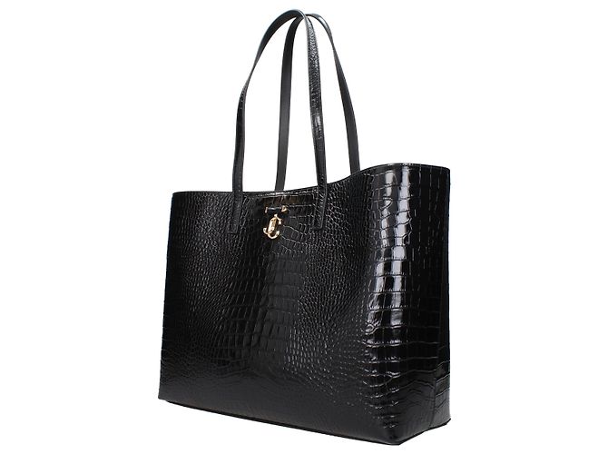 Jimmy Choo Borsa a spalla in pelle nera - vista 2