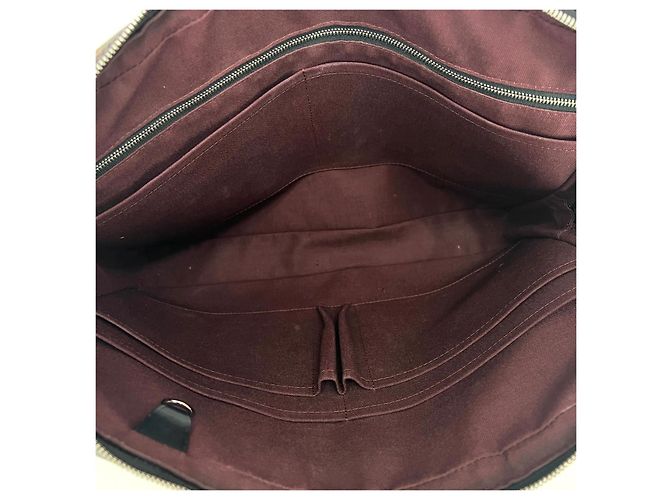 Louis Vuitton Borsa Briefcase Monogram Macassar - vista 11