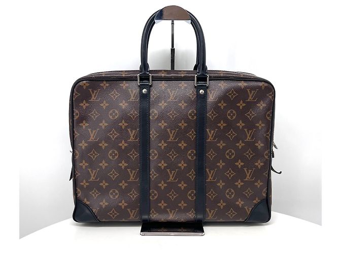 Louis Vuitton Borsa Briefcase Monogram Macassar - vista 2