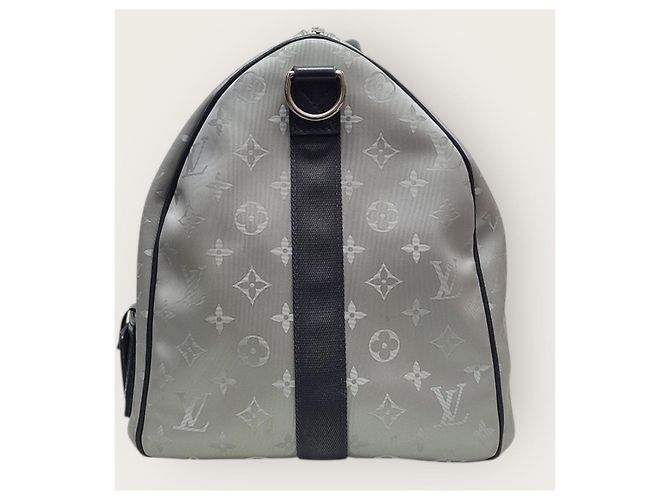 Louis Vuitton Monogram Metallic Bandoulière Keepall Kim Jones - vista 4