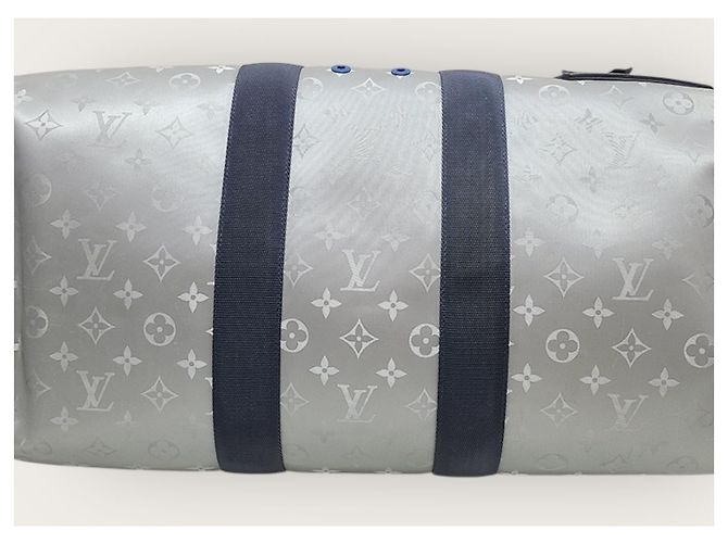 Louis Vuitton Monogram Metallic Bandoulière Keepall Kim Jones - vista 7