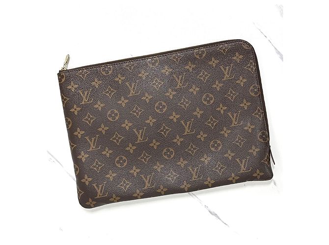 Pochette Louis Vuitton Monogram in tela - vista 6