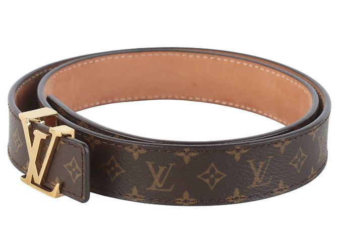 Louis Vuitton Damengürtel mit goldenem Monogramm-Initial - Ansicht 2