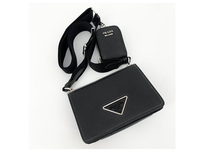 Prada Borsa a tracolla Multi in Saffiano - vista 10