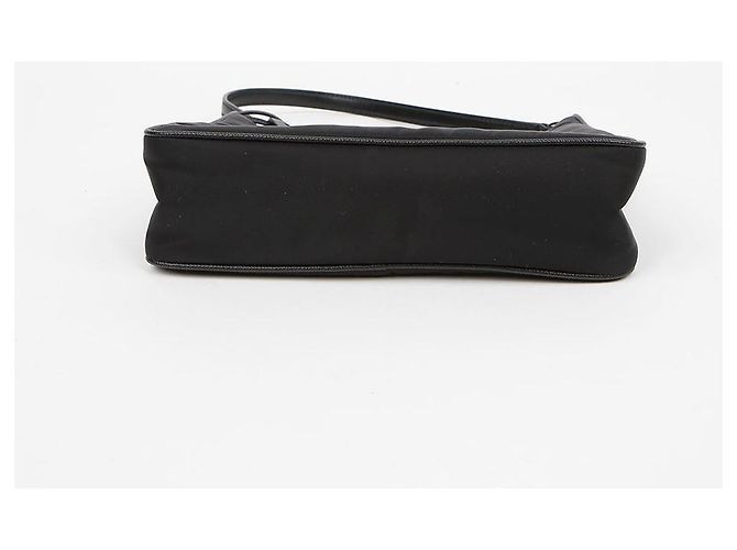 Prada Borsa Hobo Re-Nylon con profili in Saffiano Re-Edition Nera - vista 6