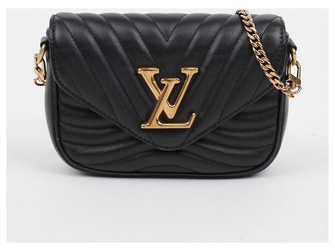 Louis Vuitton Borsa a tracolla New Wave Multi Pochette Black - vista 2
