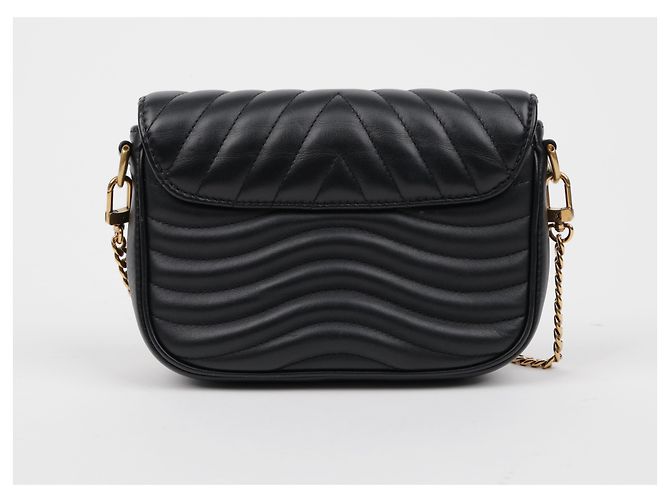 Louis Vuitton Borsa a tracolla New Wave Multi Pochette Black - vista 4