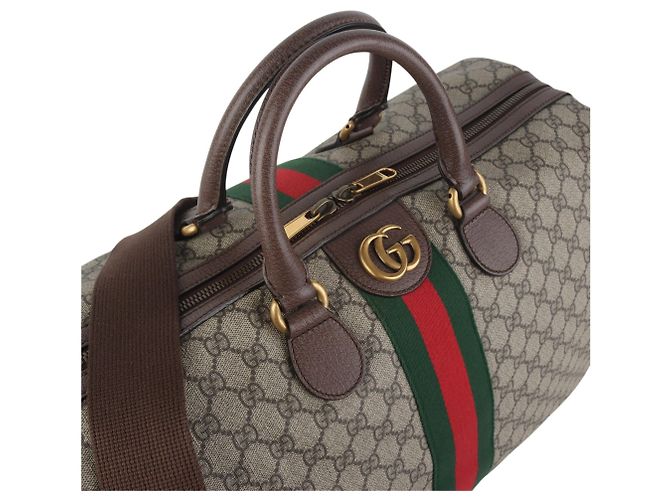 Gucci Borsa da viaggio carry-on Ophidia GG Supreme Medium - vista 4